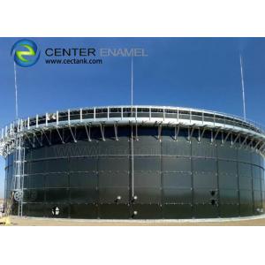 China Customized Dark Green Bolted Steel Biogas Storage Tanks factory