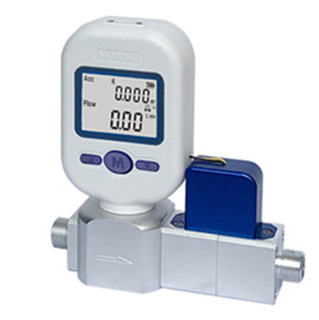 China MF5712 Digital Mass Flow Meter With Control Valve Natural LPG Gas factory