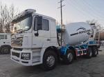F3000 Concrete Transport Truck 8x4 375hp Shacman Mixer EuroV White
