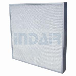 China HV Fiberglass Industrial HEPA Filter Lightweight Hot Melt Sealant With FM Approval factory