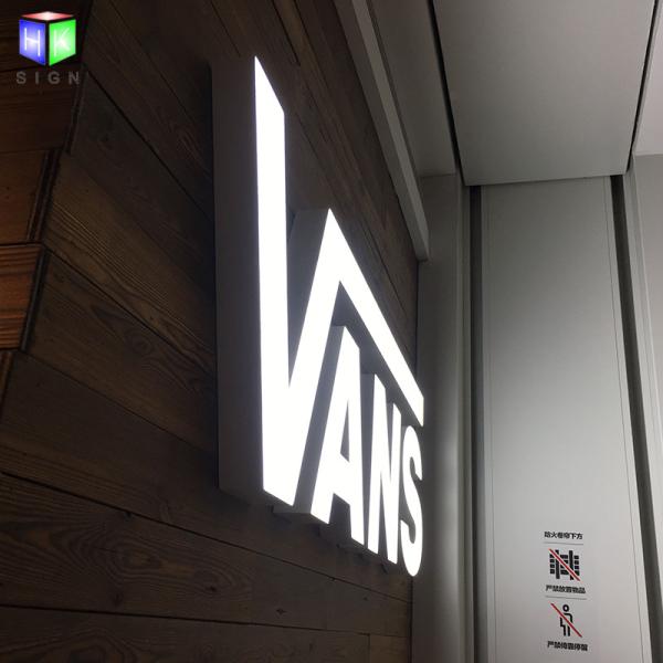 3D Acrylic Led Channel Letters Sign Wall Mounted Advertising For Shop Front Name