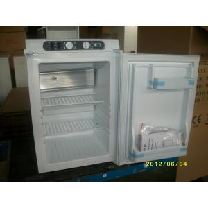 Direct Cooling Silent Low Power DC 12V Gas Operated Refrigerator , 40L Upright