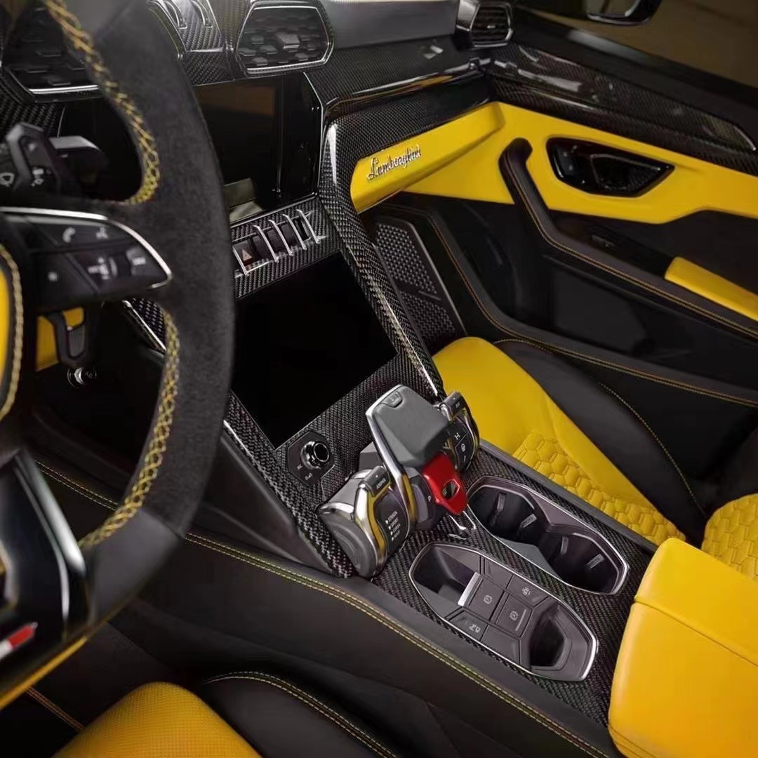 Auto Parts Carbon Fiber Interior for Lamborghini Urus Urus Carbon Fiber Central air Conditioning Control Surface