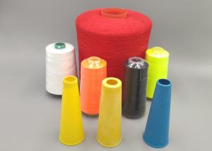 China Jeans Multi Colored Sewing Thread 100% Polyester Material Good Evenness factory