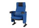 Custom Blue Color Commercial Theater Seating Embroidery Logo Easy Maintenance