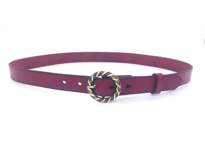 Casual Jeans 28mm Women's Fashion Leather Belts With Unique Buckle