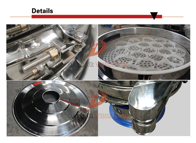Rotary Ceramic Slurry Round Vibrating Sieve Machine / Vibrating Screen