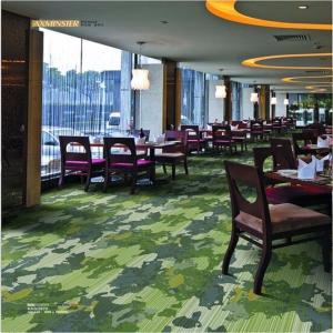 China Dark Green Light Green Modern Home Carpet , Contemporary Patterned Carpet factory