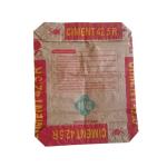 20kg 2 Ply Paper Bags Waterproof Cement Multiwall Paper Sacks With Adhesive