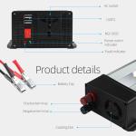 500W Car Inverter Converter For Car Inverters 500W Power Inverter Dc 12V To 110V