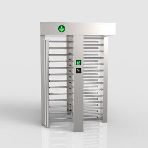 Single Entrance Full Height Turnstile Mechanism For Railway Station