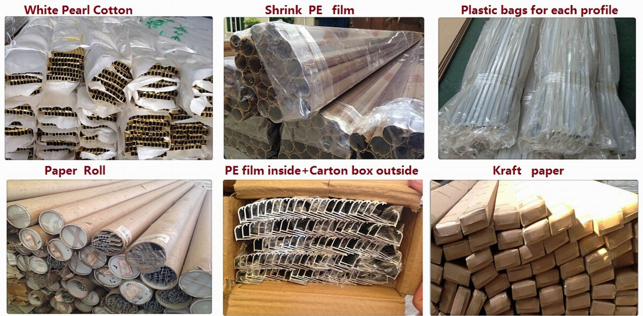 Wooden Grain Aluminum Extrusion Profiles for Window and Door