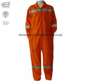 China Welding Frc Coveralls With Reflective Tape Anti Arc Flash Comfortable factory