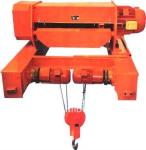 Machining lifting Electric Crane Hoist 2 Ton Wire Rope Hoist Trolley