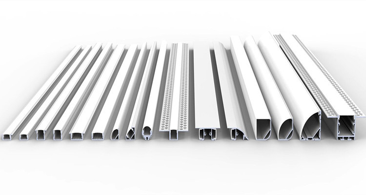 LED Aluminium Extrusion Profiles Accessories Profil Sample Box Channel Extruded PC Lens Diffuser For Led Strip Light