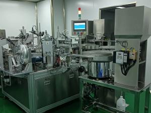 China Automatic Medical Product Assembly Machine For Iodophor Cap Infusion Connector factory