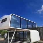 Apple Cabin Restaurant Prefab House with Cut Board Wall and Weather-Resistant