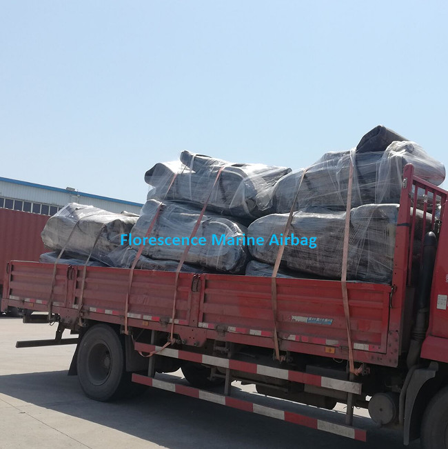 Florescence Boat Marine Rubber Airbags For Ship Launching And Docking