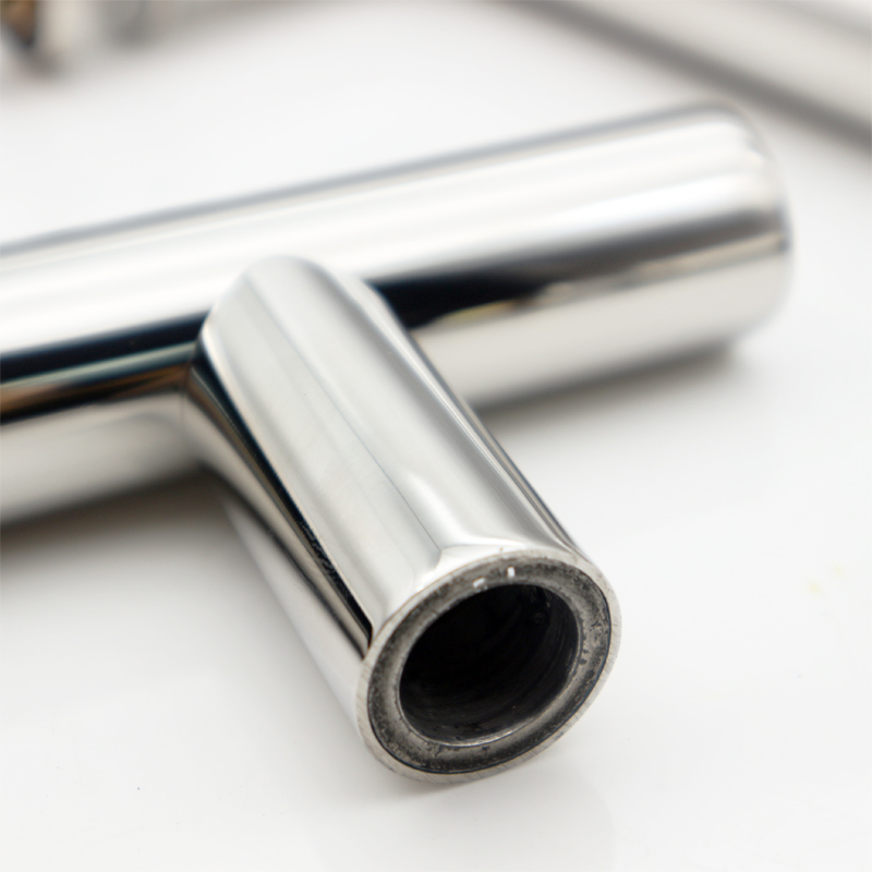 Villa Square Glass Door Handle Stainless Steel 304 Chrome Handle For Tempered Glass Door