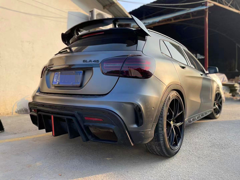 Hot Sale Gla45 Gla260 X156 Carbon Fiber Body Kit Gla45 Carbon Fiber Rear Diffuser 2014-2019