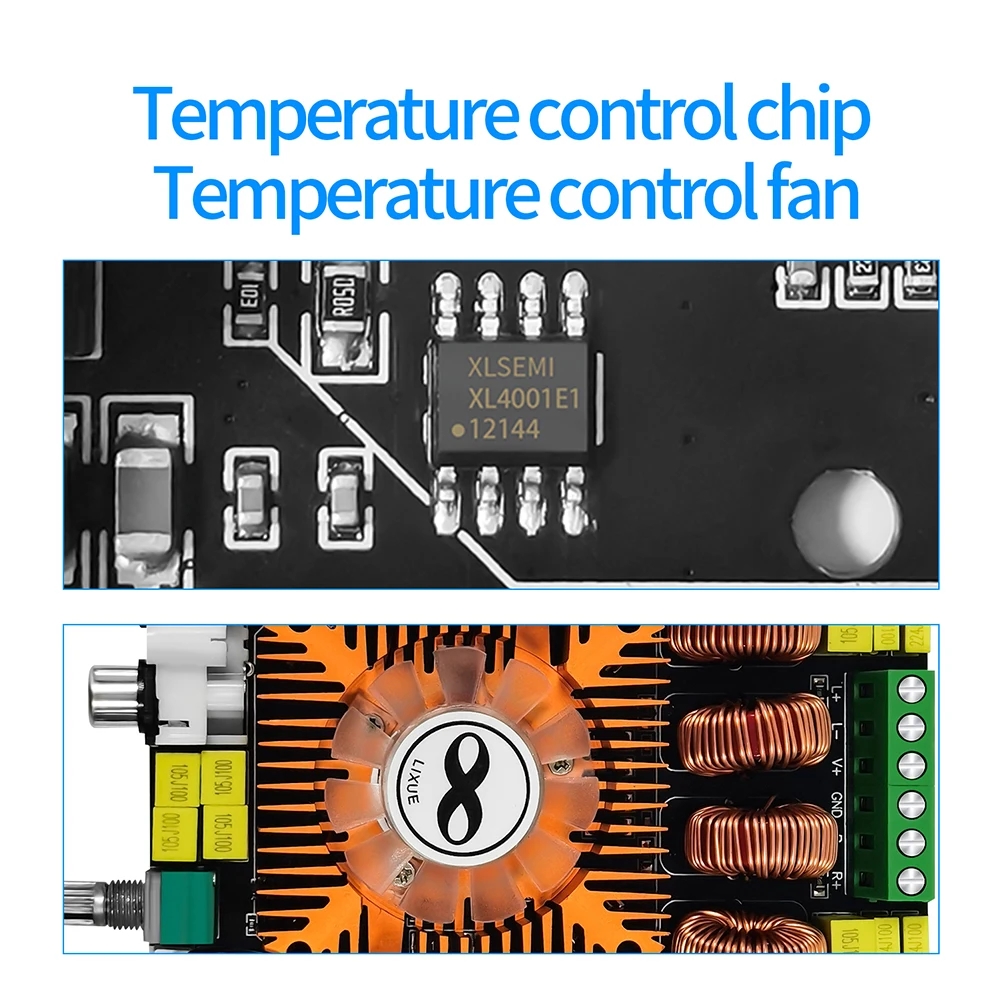 160w x2 Two Channel TDA7498E Audio Power Amplifier Board Digital Stereo Power Amplifier Module