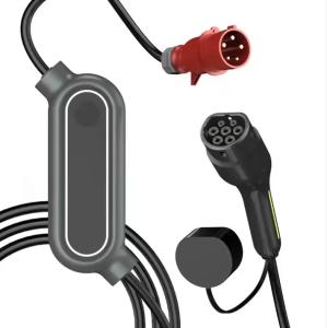 China 11KW 22KW EVSE Charging Station 3 Phase Type 2 Portable EV Charger With CEE Plug factory