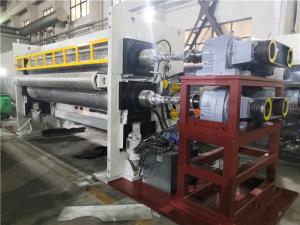 China 850mm Calendar Rolling Machine , High Speed Fabric Calender Machine factory