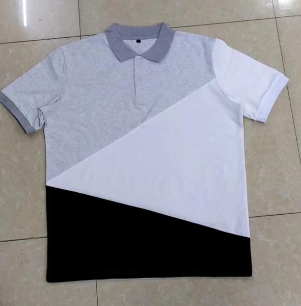 manufacturer wholesale custom cotton/poly/rayon men's short sleeve t-shirt polo