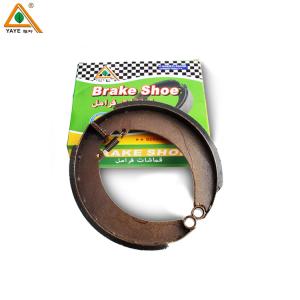 China High precision motorbike tricycle engine part YAYE brake shoe factory