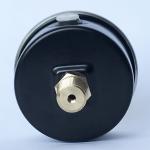 1.5 Inches 100 psi Black Dial Manometer 1/8" NPT Axial Mount Black steel Liquid
