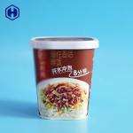 89MM Instant Rice IML Cup Square Lid With Logo Printing