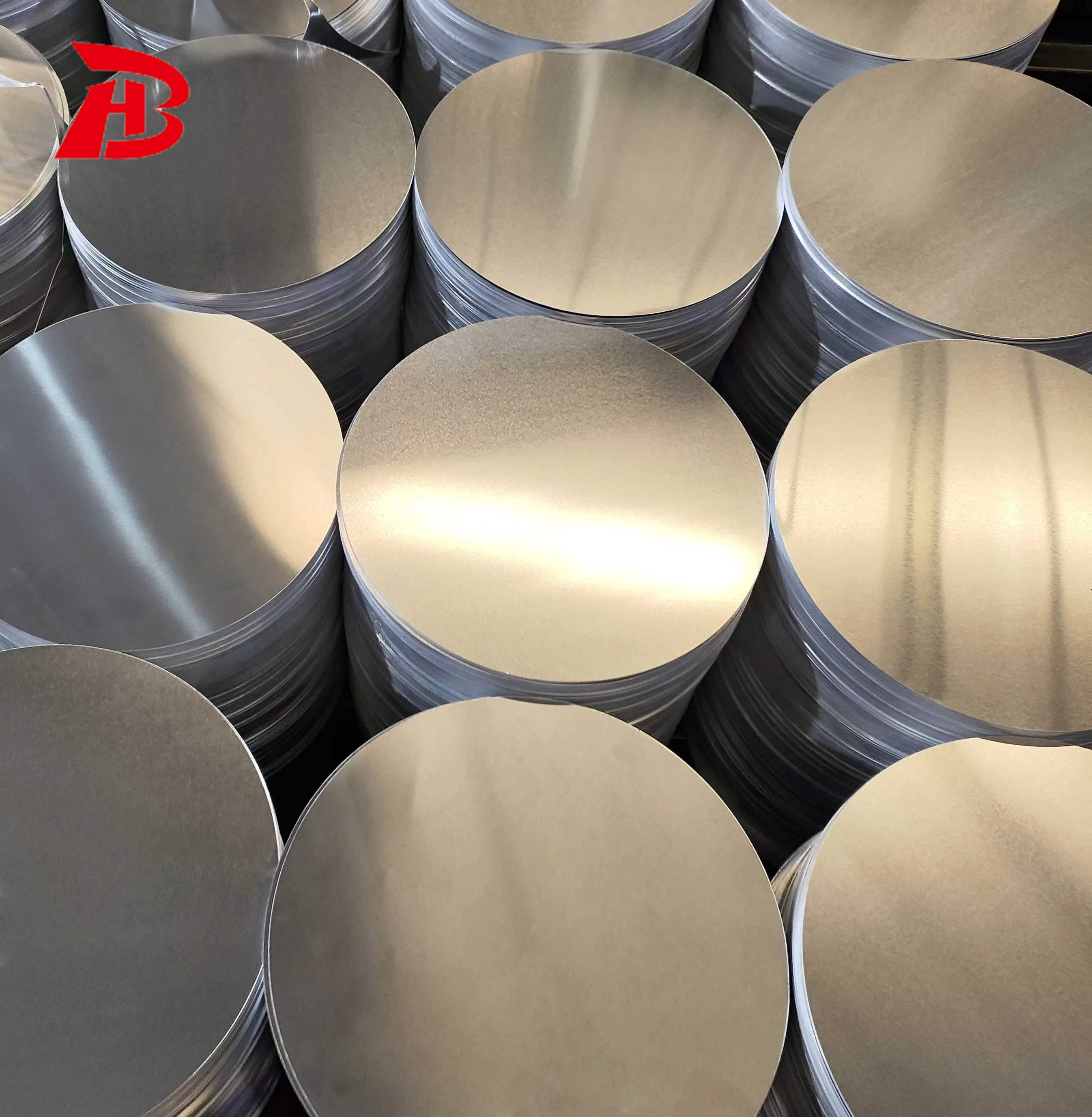 3003 Round Aluminum Discs High Purity Sliver Aluminium Alloys For Industrial