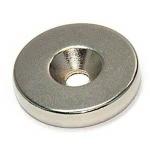 NdFeB Ring Countersunk Magnet 30X10 mm Hole 6 mm Magnets