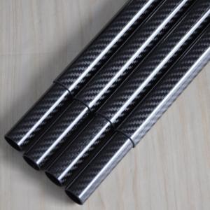China 100% 3K Telescoping Carbon Fiber Poles High Pressure Resistance factory