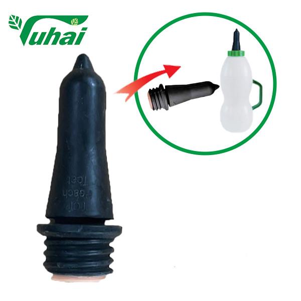 42g Weight Calf Bottle Nipples black Small Teats 6mm Bilateral L Shaped Hole,New