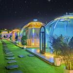 PC Steel Structure Bubble Geodesic Moveable Dome Tent Green House Outdoor