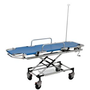 China Hospital Folding First Aid Stretcher with 1 Year Shelf Life and Aluminum Material factory