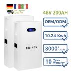 5kwh 10kwh 48V Solar Battery Lifepo4 100ah 200ah Wall Mount Lithium Battery
