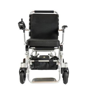 China Folding 6Km/H Lightweight Motorized Wheelchair 100kg Load factory