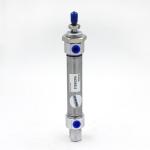 MA Series Small Compressed Air Cylinder , Mini Pneumatic Piston Cylinder