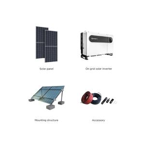 On Grid Solar Photovoltaic System Industrial Use 1MW 2MW 240Vac