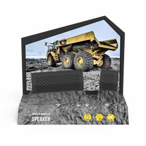 China Wireless Bluetooth Speaker Display Stand Rack With LED Light Customized factory