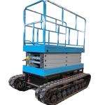 6 - 10m Hydraulic Crawler Wheel Scissor Lift 450kg Mobile Lifting Work Platform