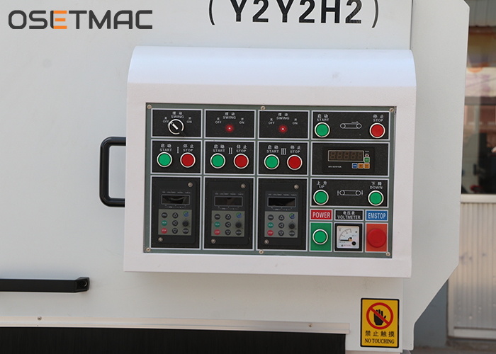 DT1000-6S OSETMAC Woodworking Sanding Machine for MDF Door Finishing and Refinishing