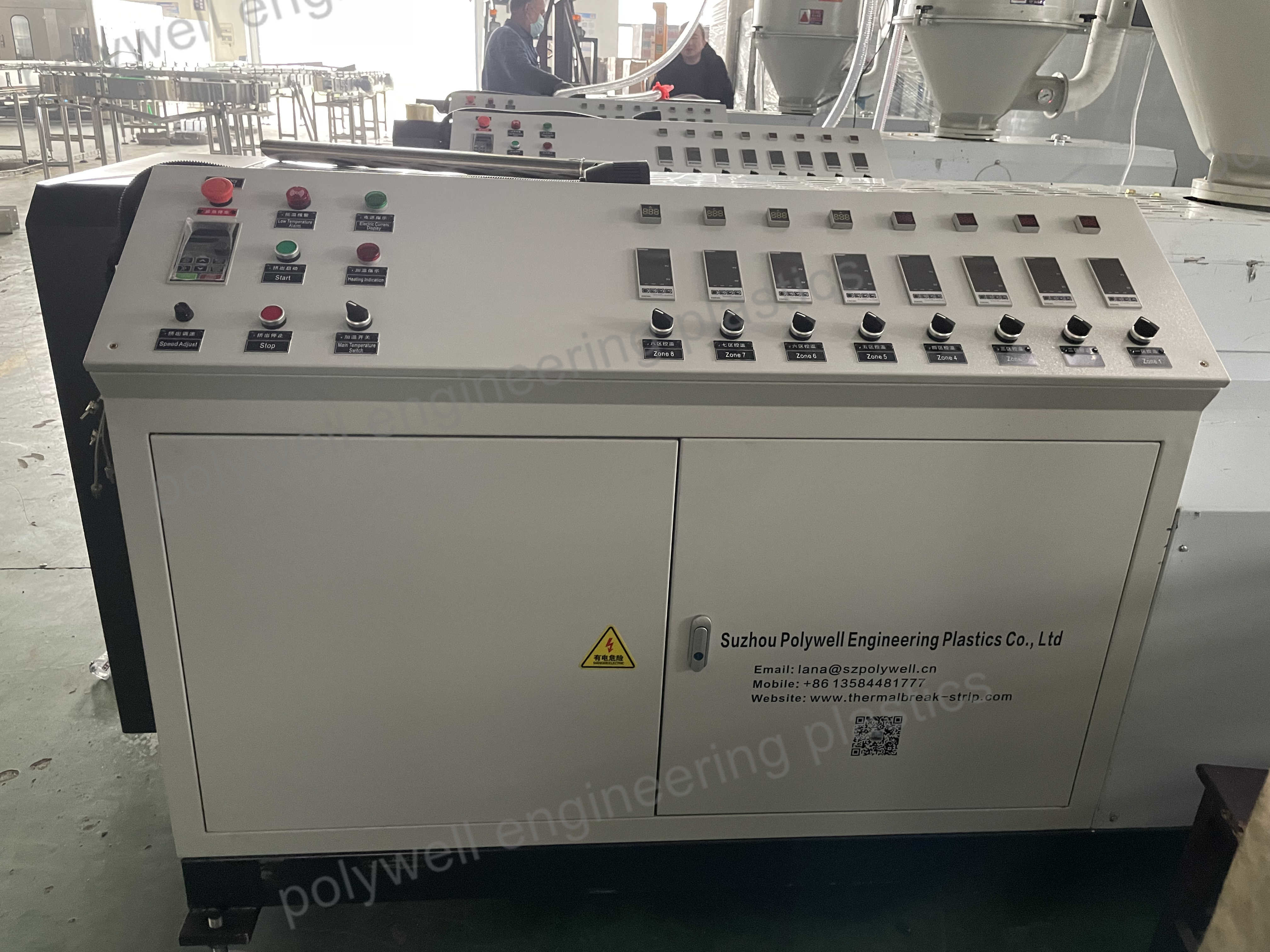 Automatic Granules Processing Extruding Machine Energy Saving PA66 GF25 Extruder
