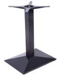 Black Square Bistro Table Base Wrinkle Powder Coating Optional Height 28'' And