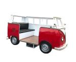 Industrial Vintage Car Shape Booth Red Car Booth