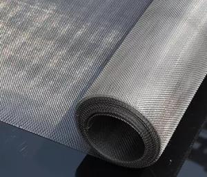 China 304 316 316l Stainless Steel Woven Wire Mesh 100-200 Screen Square Hole factory