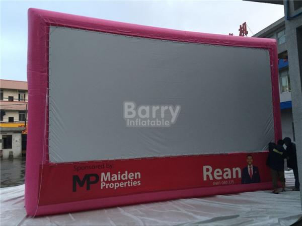 Special Inflatable Advertising Products , Inflatable Projector Screen for