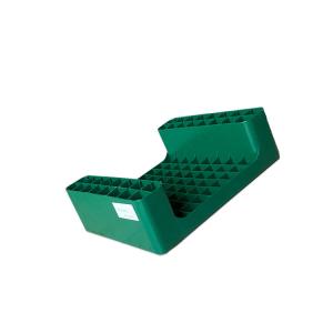 China PP Nestable Green 450x350 Plastic Warehouse Pallet For Port on sale